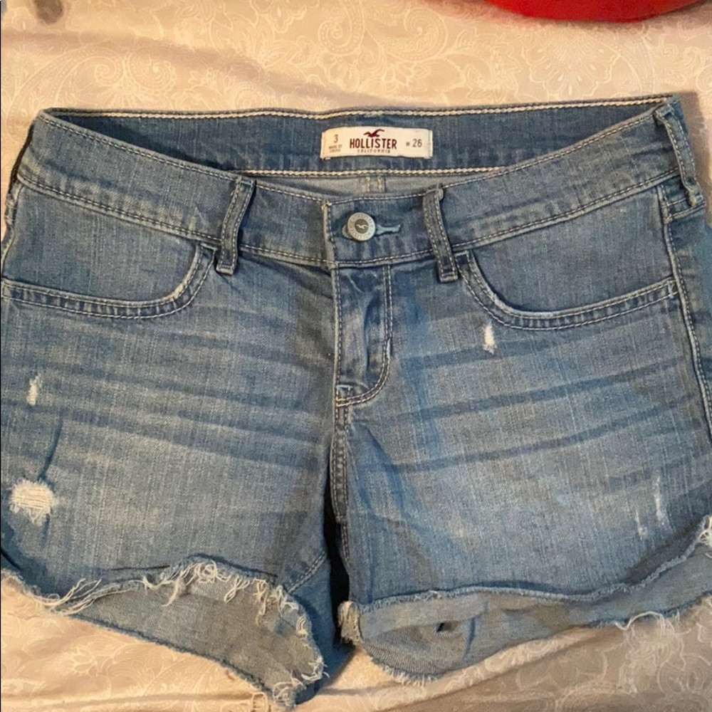 Hollister jean shorts, size 3